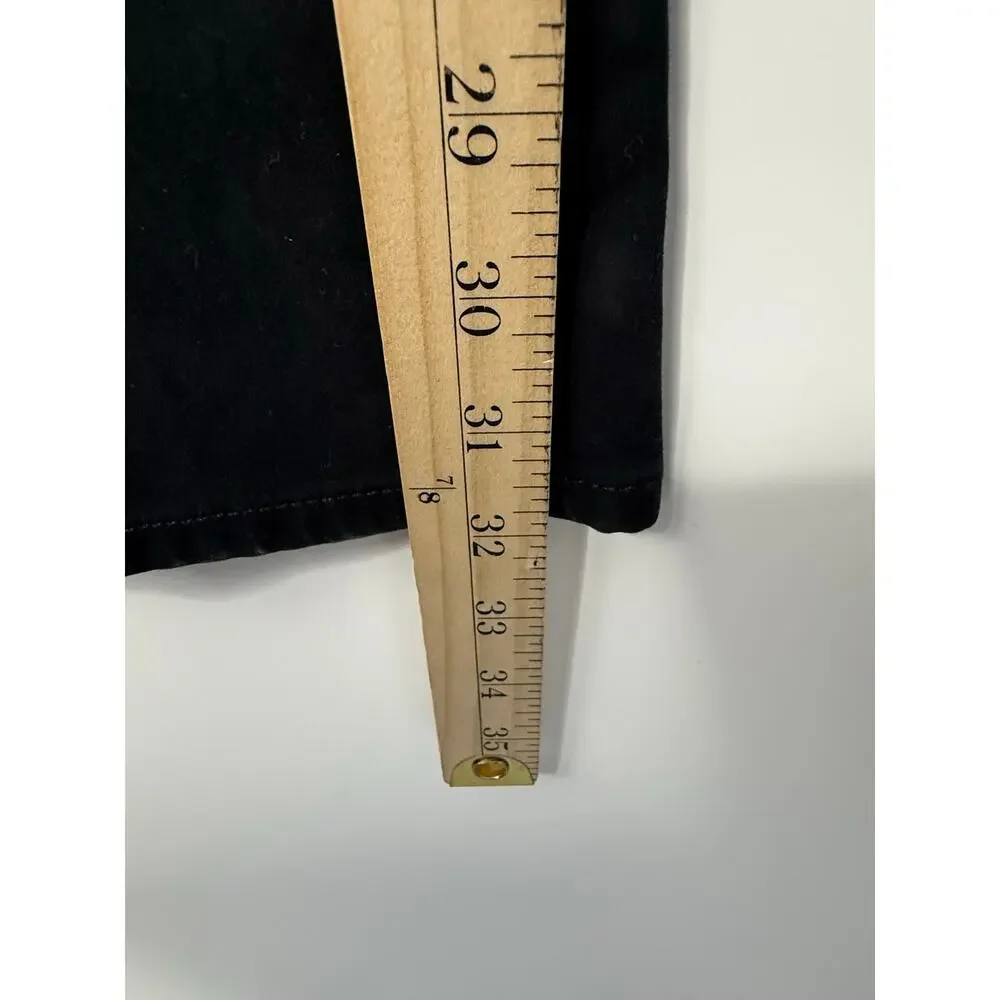 AG Adriano Goldschmied The Graduate Black Tailored Straight Pants 34x32
